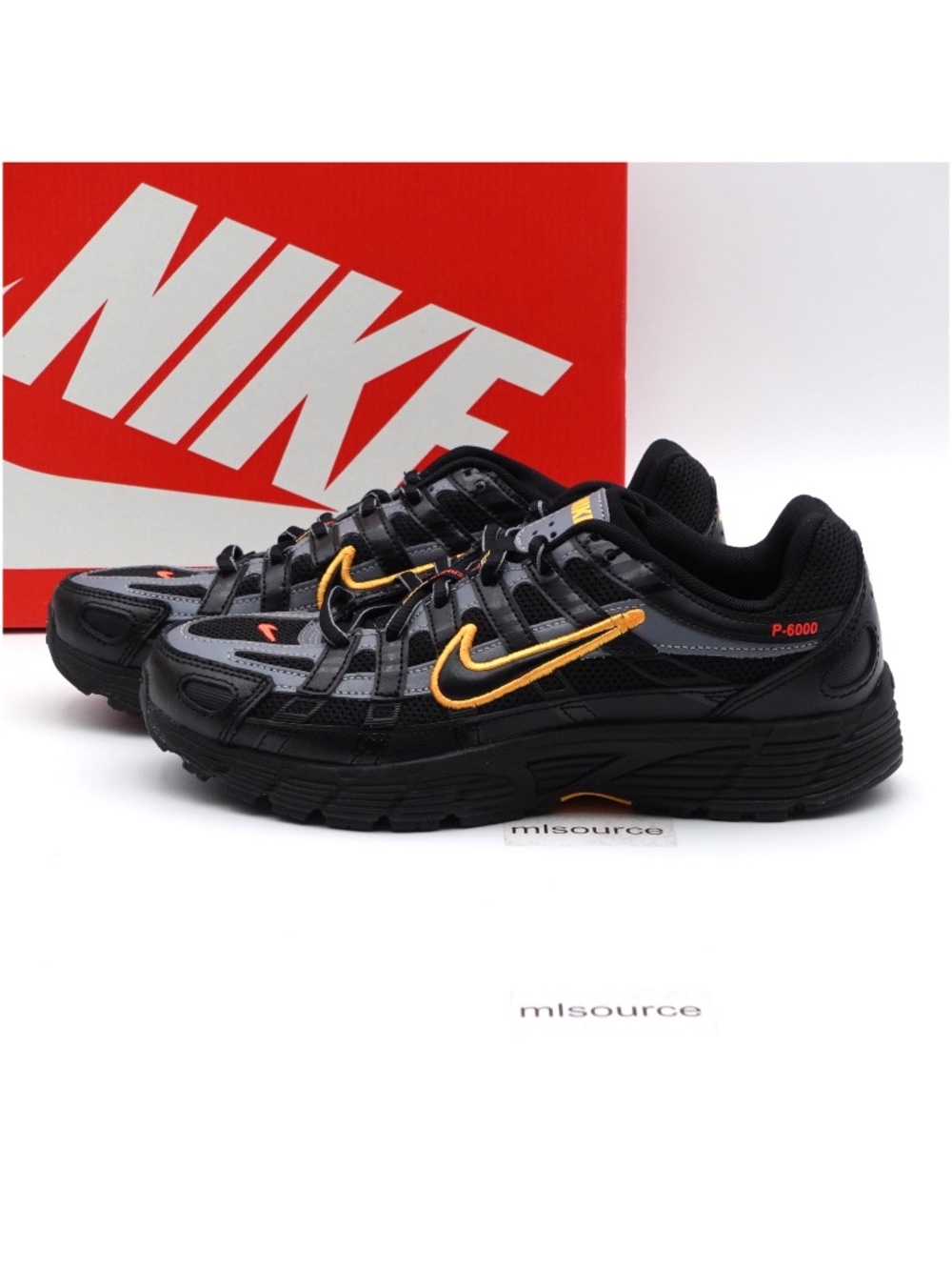 NEW Nike P-6000 Sneakers IH4474-001 Black/Laser Orange